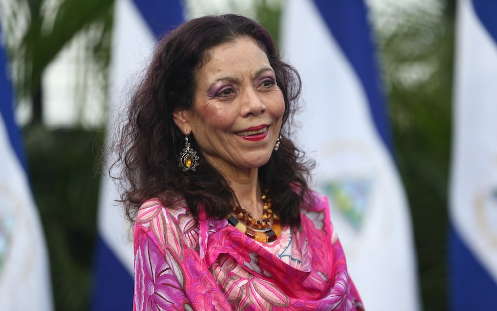 Rosario Murillo tras ser nombrada candidata a la vicepresidencia por el FSLN. Foto: Presidencia.