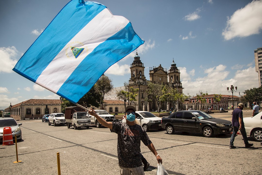 Nicaragüenses varados en Guatemala