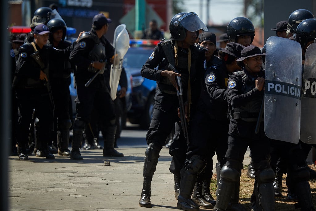 Nicaragua, Represión en Nicaragua, Policía de Nicaragua