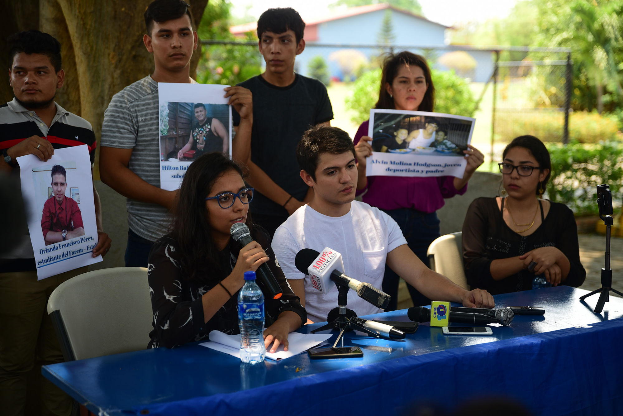 Estudiantes de distintas universidades piden justicia por masacre. Carlos Herrera | CONFIDENCIAL.