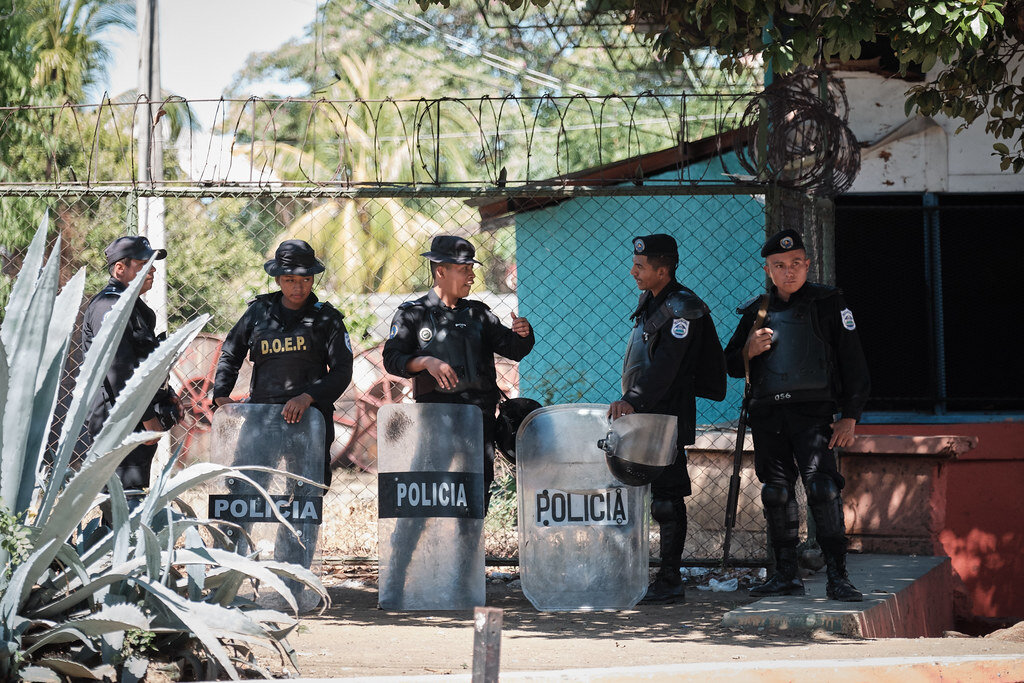 nothing is normal in Nicaragua, police siege