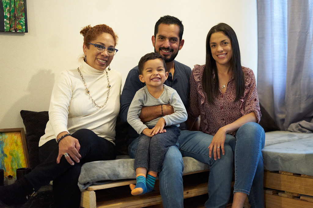 Jorge Lola y familia