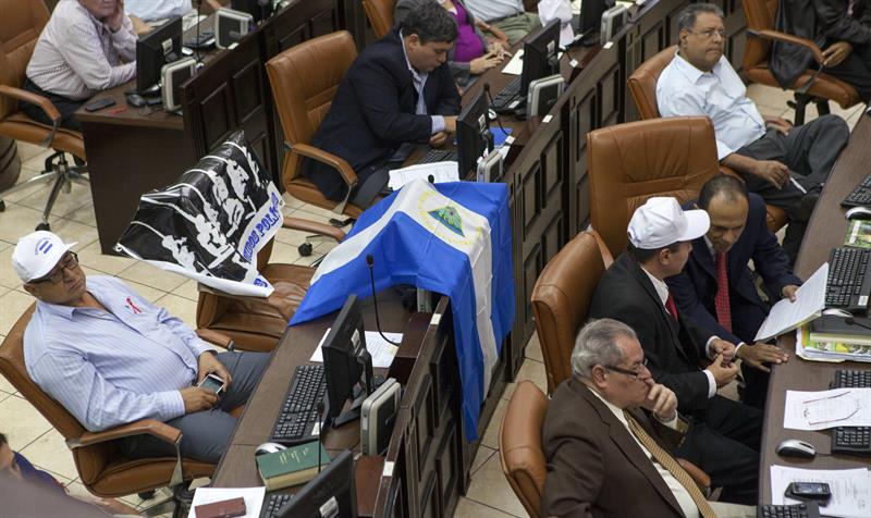 La Asamblea Nacional discutió los artículos de la polémica Ley de Seguridad Soberana, aprobada por mayoría oficialista. EFE/Mario López.