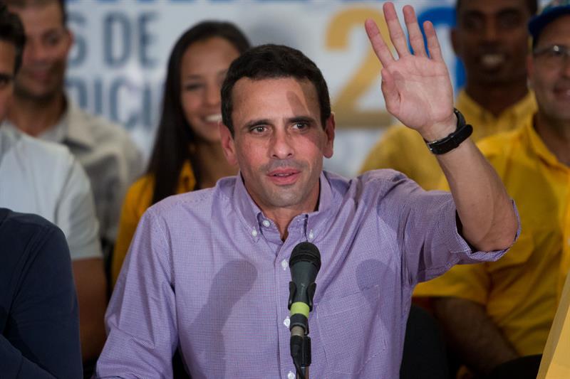 El lider opositor Henrique Capriles. EFE