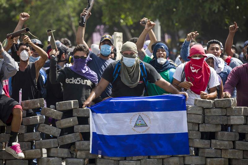 Rebelión estudiantil Nicaragua