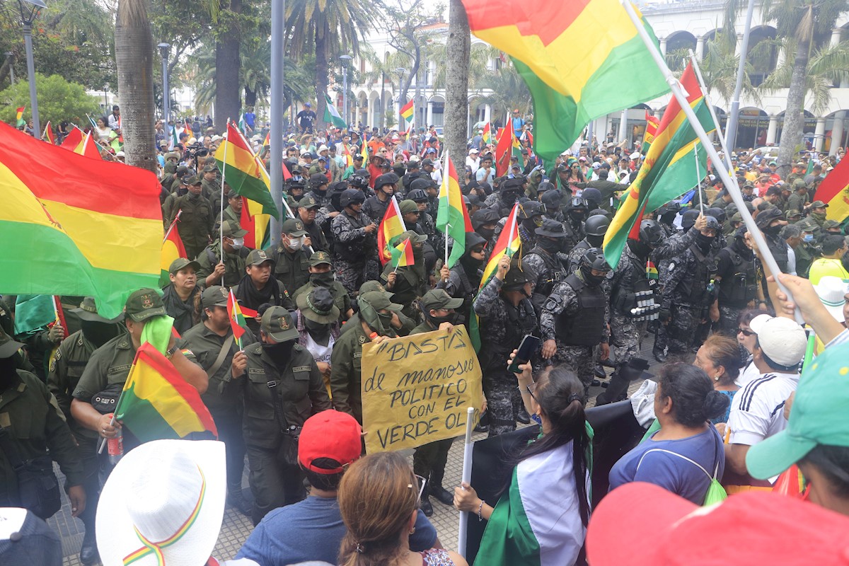 Protestas en Bolivia