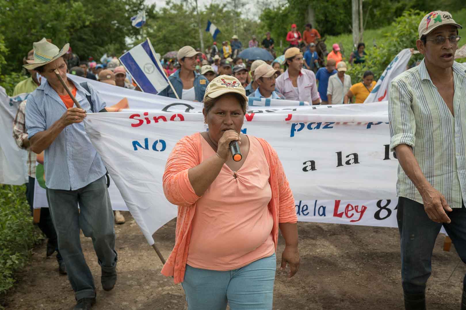 Campesinos calles Nicaragua