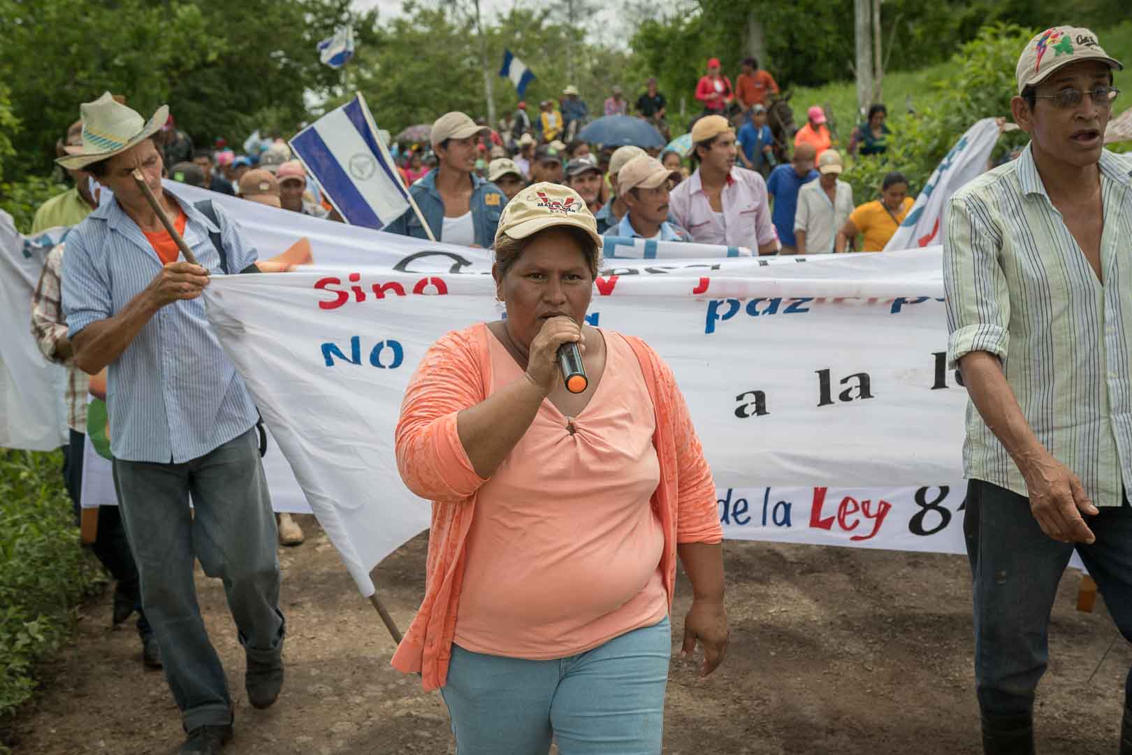 Campesinos calles Nicaragua