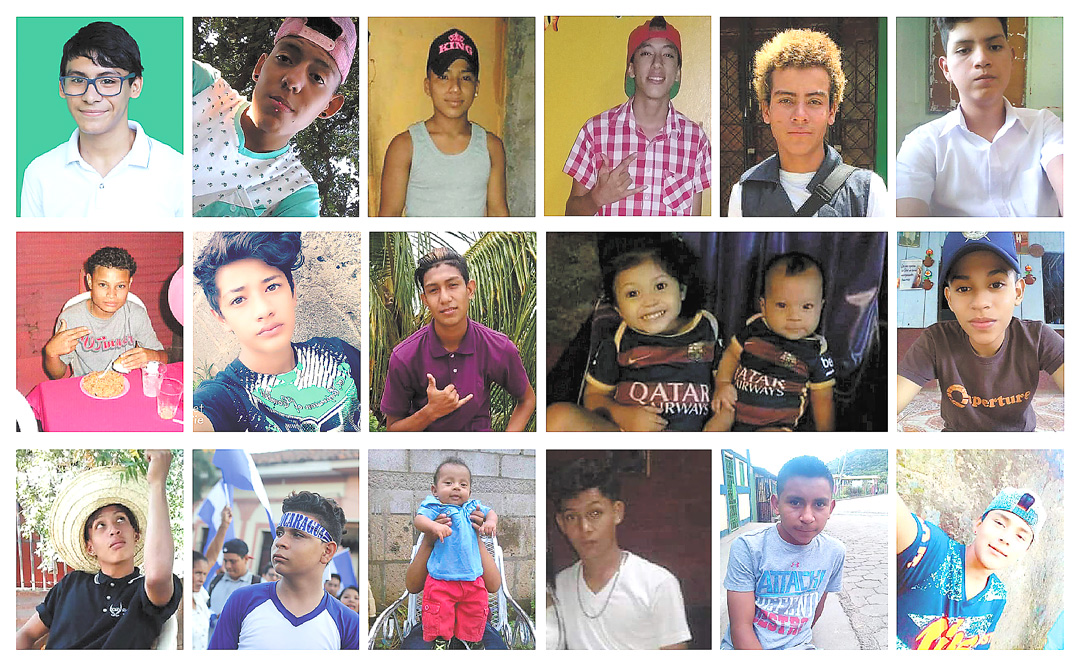 niños asesinados Nicaragua