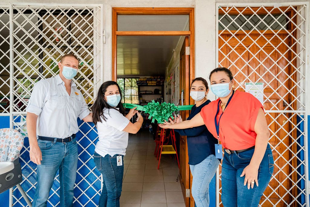 Inauguración de centro del programa Cultivando Educación