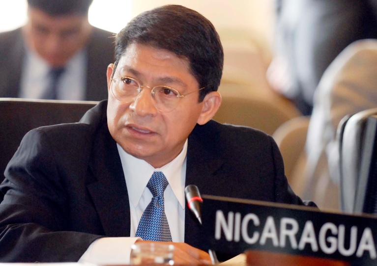 Denis Moncada Colindres, representante permanente de Nicaragua ante la OEA. Foto | EFE | Confidencial