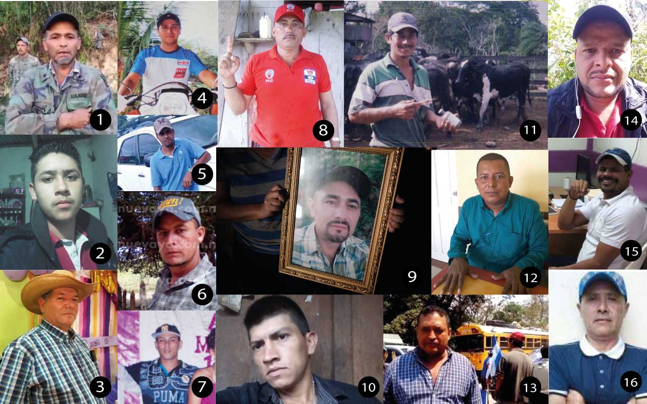 Ejecuciones de campesinos en Nicaragua