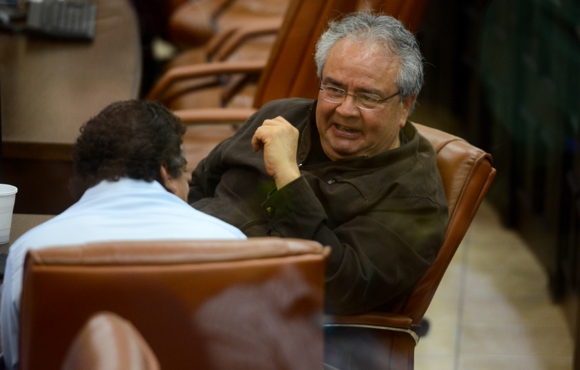 Gustavo Porras, secretario general del Frente Nacional de Trabajadores (FNT). Foto | Carlos Herrera | Confidencial