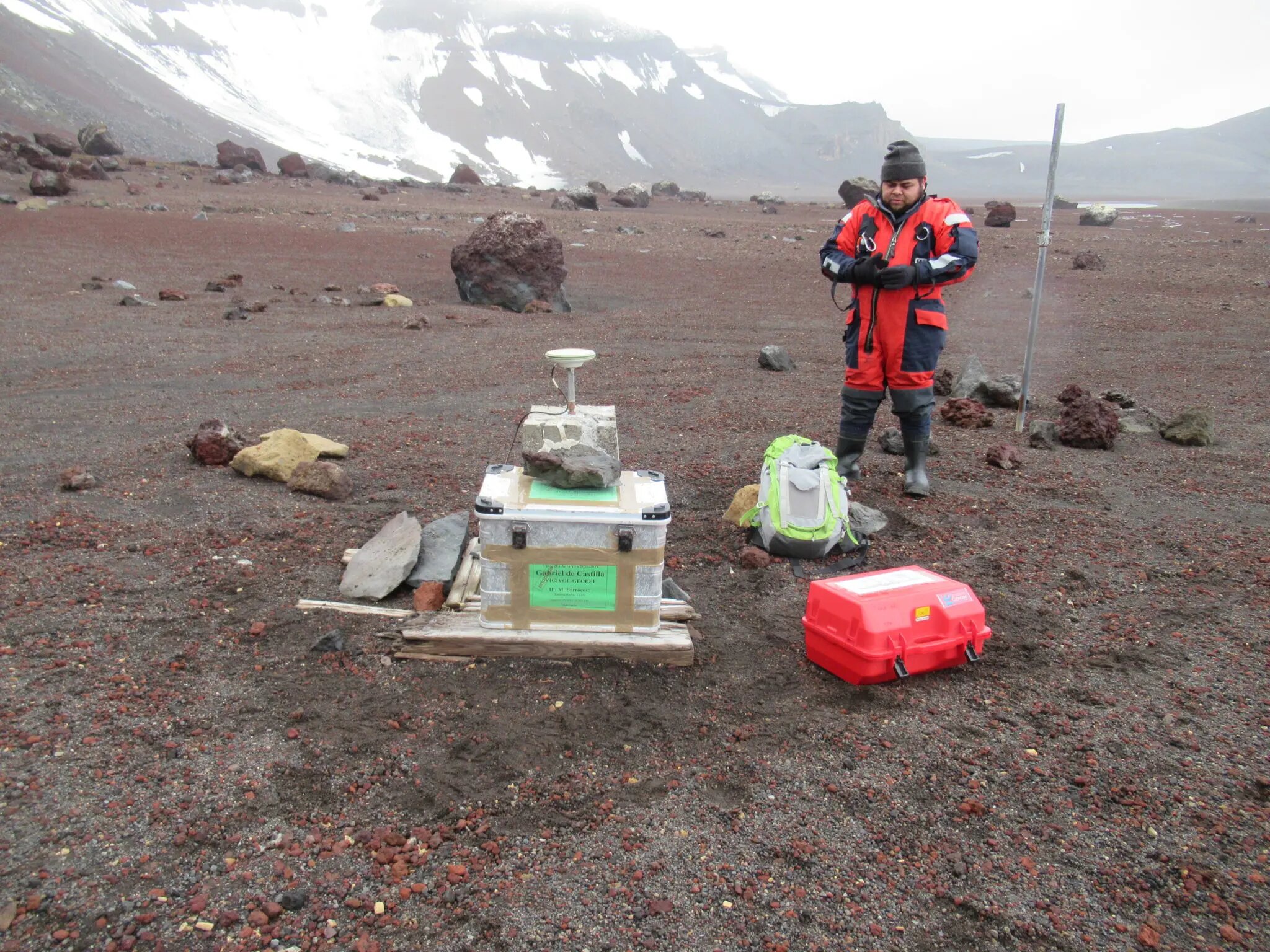 nicaraguan in antartica, javier ramirez