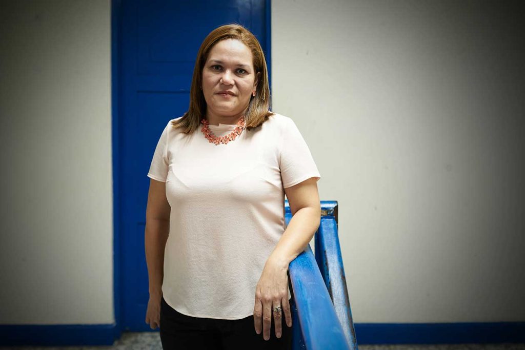 La abogada Leyla Prado asegura sentirse decepcionada del sistema de jucia de Nicaragua. Carlos Herrera | Niú