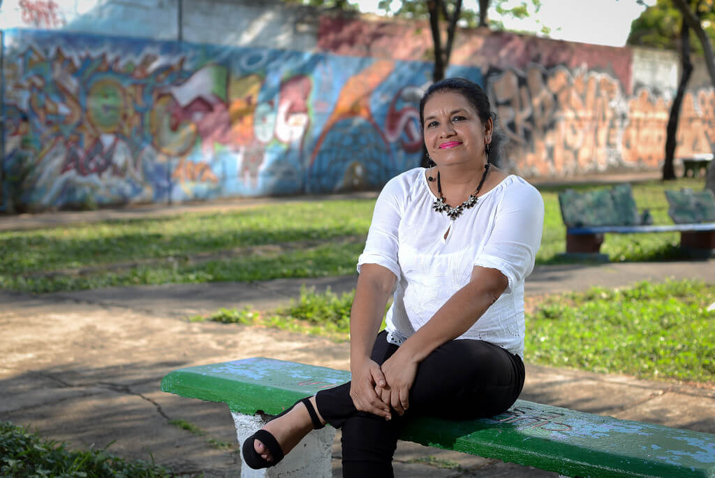 María Elena Dávila, fundafora de la Asociación de Mujeres Trabajadoras Sexuales Girasoles Nicaragua. Foto: Carlos Herrera | Confidencial 