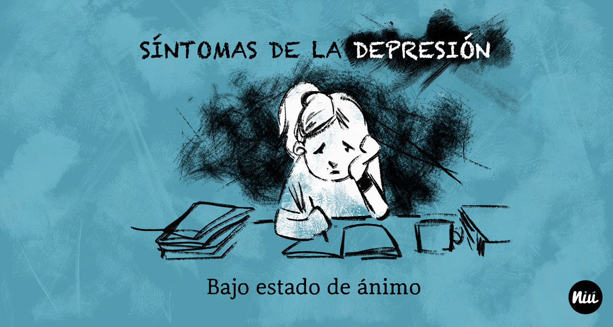síntomas de la depresión: bajo estado de ánimo