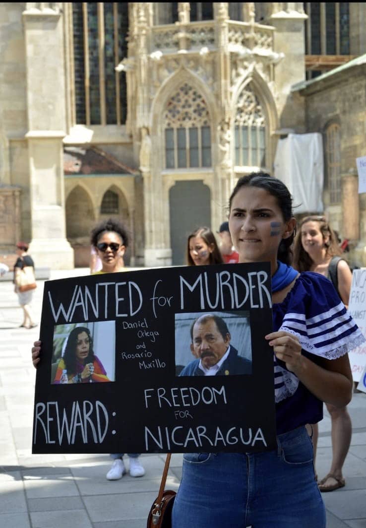 activismo político en pro de nicaragua