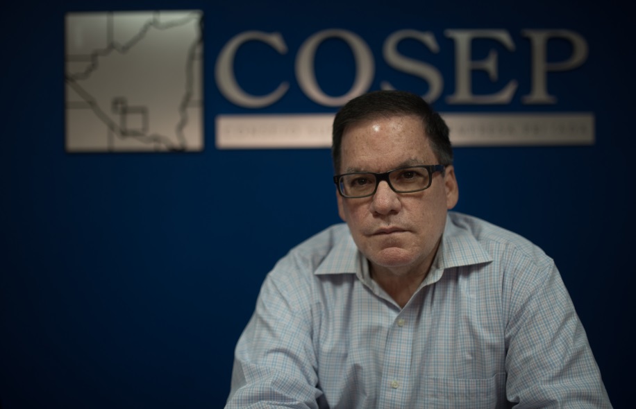 Jose Adan Aguerri, president of the Superior Council of Private Enterprise (COSEP). Photo: Carlos Herrera / Confidencial