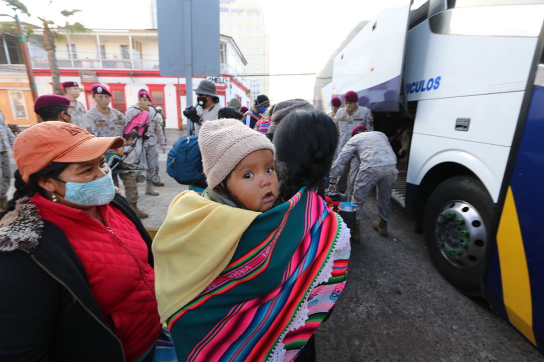 La barrera de los migrantes