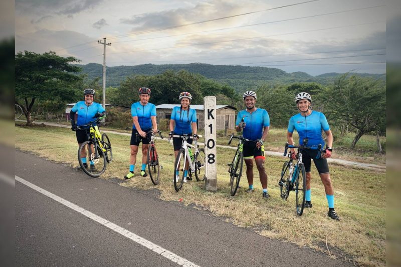 Cyclists who crossed nicaragua