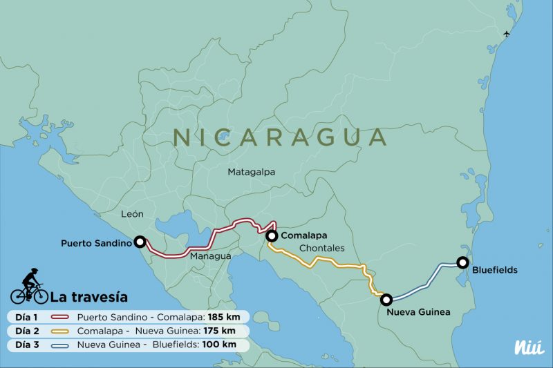 Cyclists Who Crossed Nicaragua