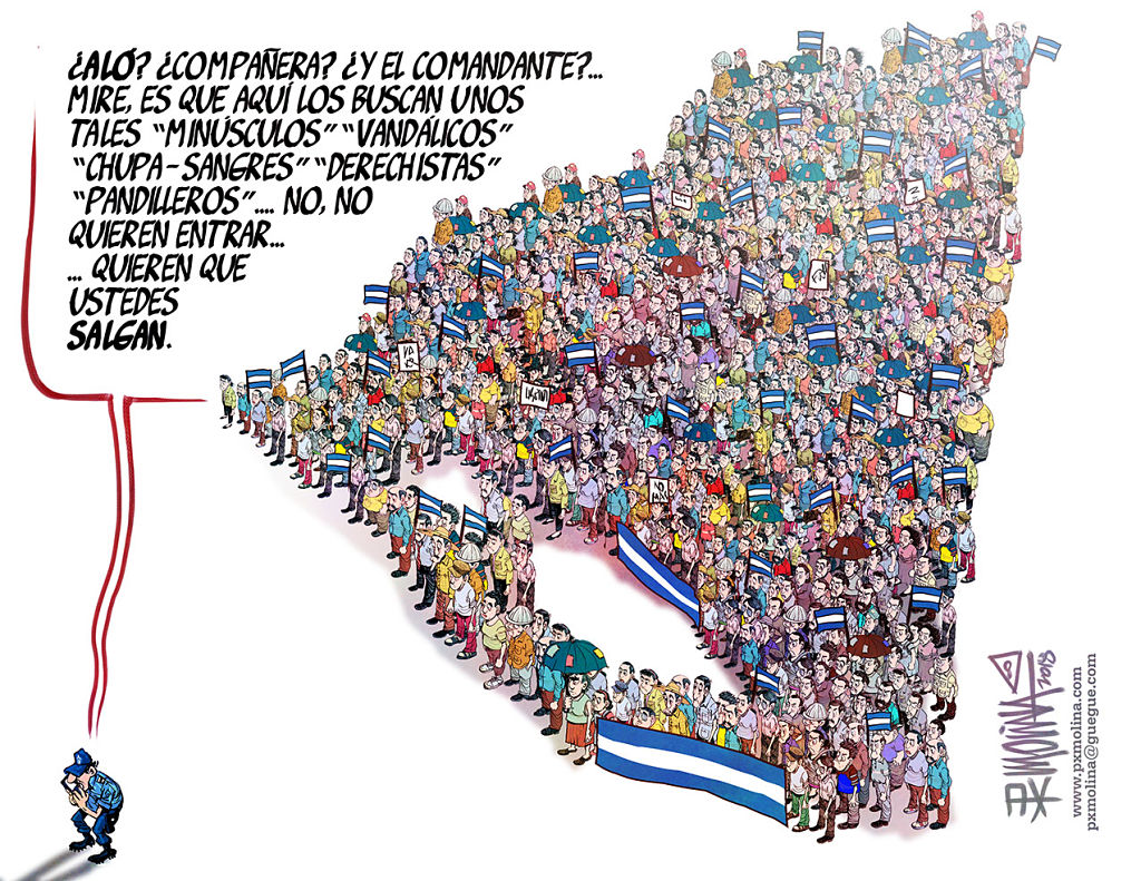 La ciudadanía nicaragüenses se rebeló contra el régimen de Daniel Ortega y luego de varios años de silencio salió a demandar justicia y democracia. PxMolina | Confidencial