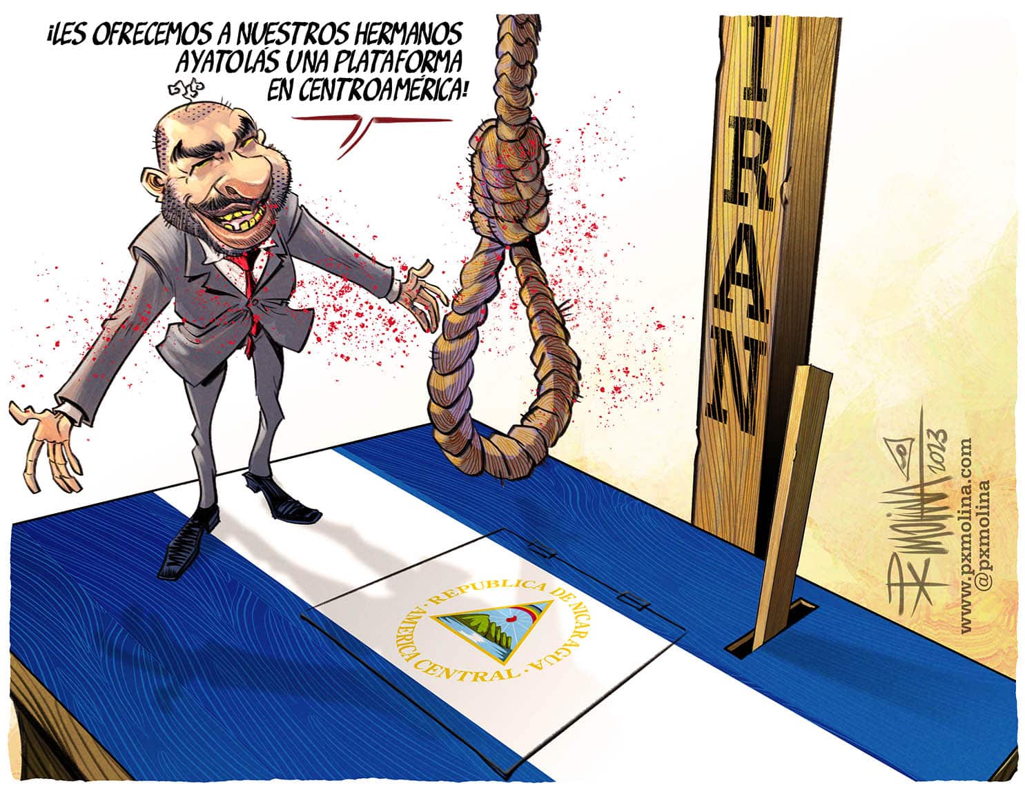 Caricatura Irán