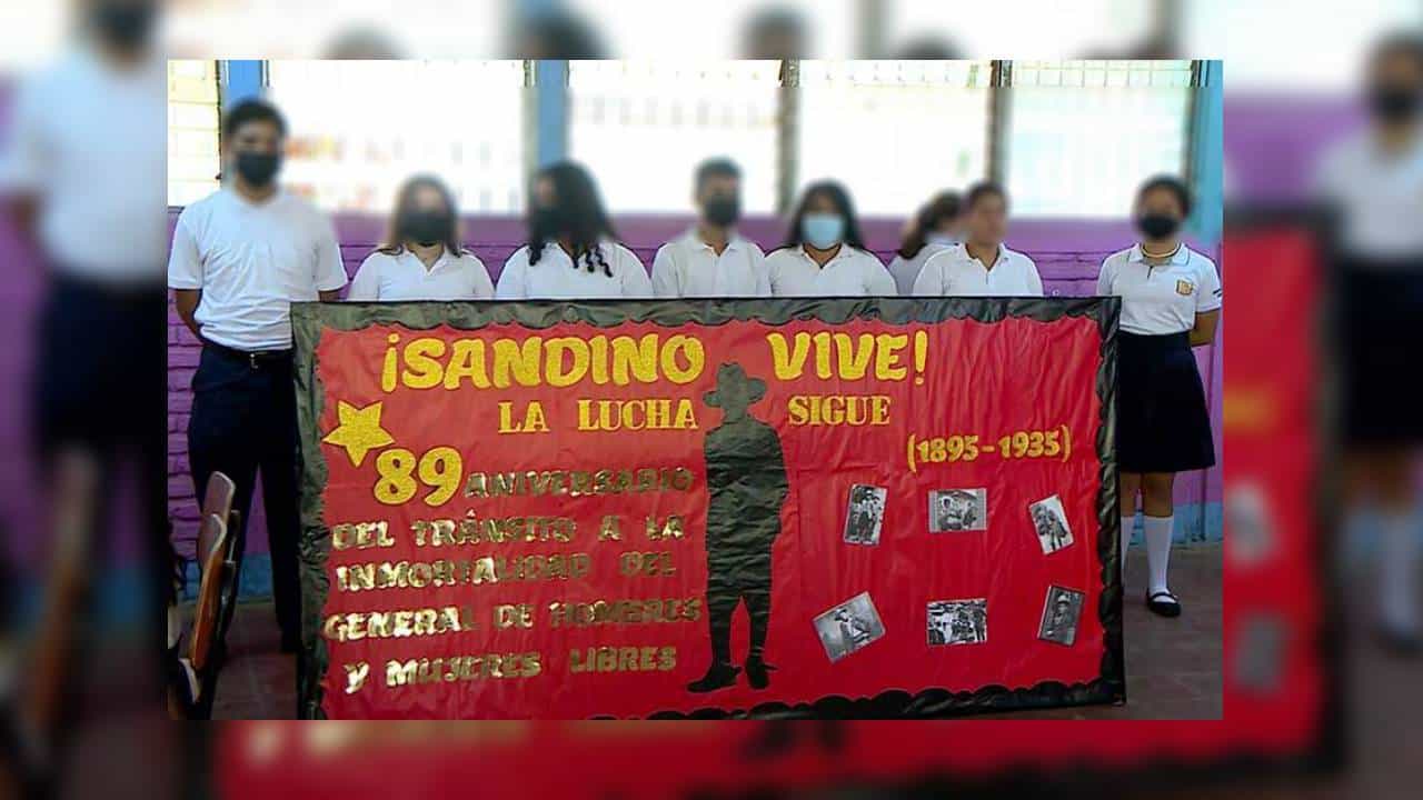 Regime indoctrinates Nicaraguan high school students in “Chavismo”